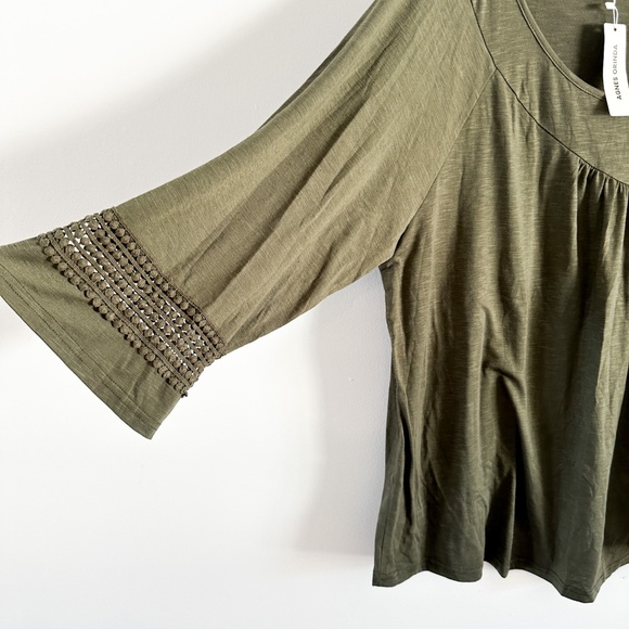 NWT - Women Plus Size Kimono Style Long Sleeve Blouse - 4 X - Picture 4 of 8